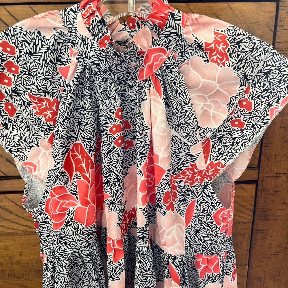 Short floral print dress - size XS